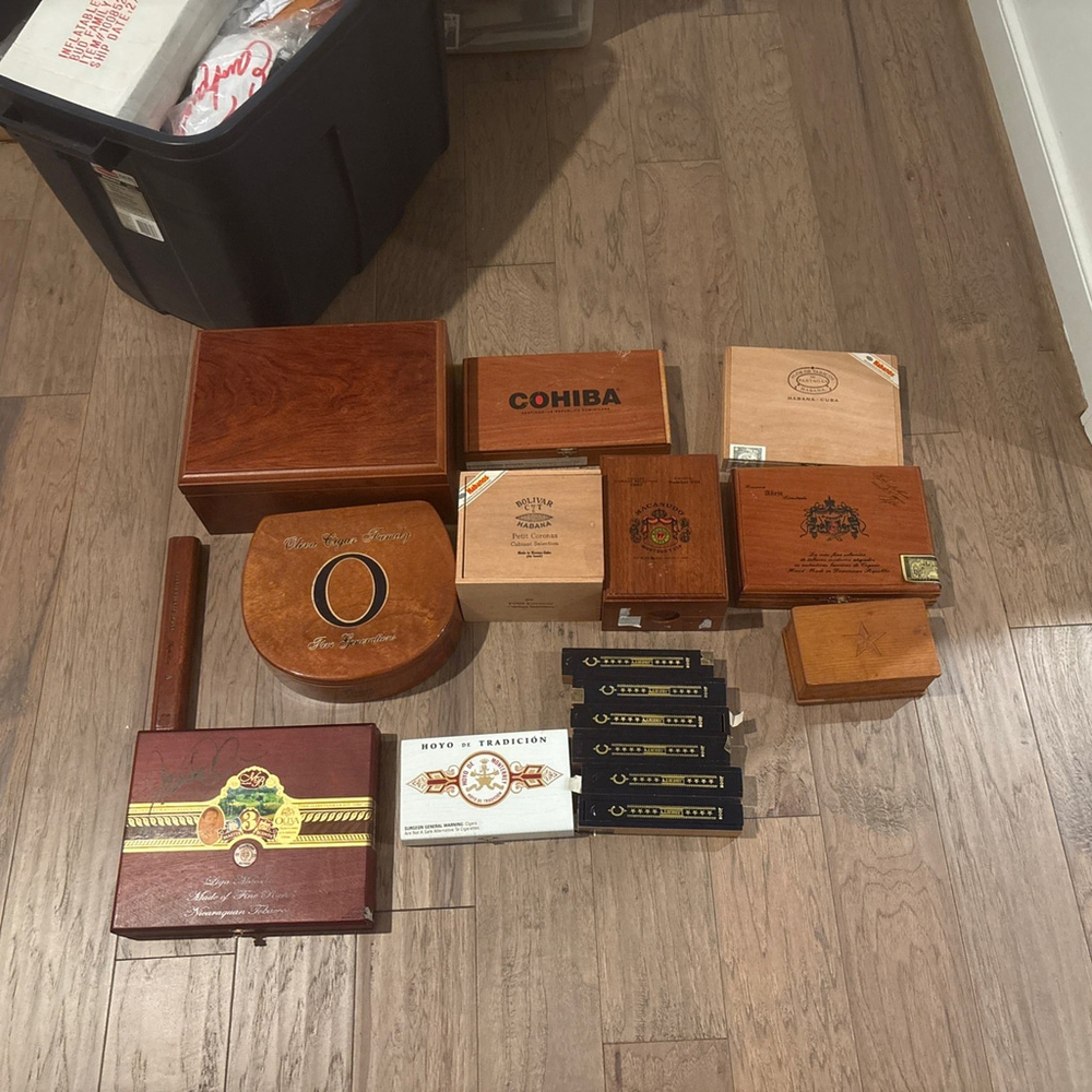 Vintage Empty Cigarettes-Tobacco Boxes Lot